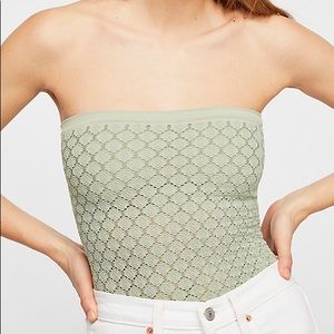 Free people textured tube top